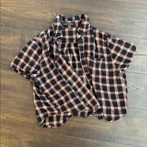 Plaid brandy Melville crop top
